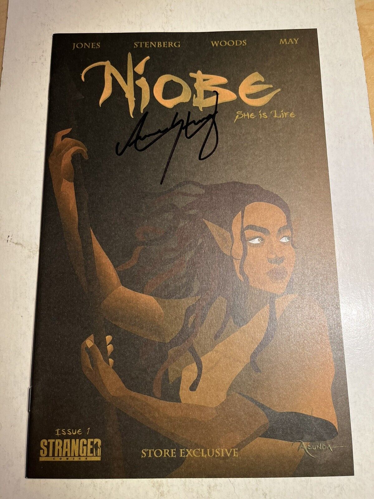 Niobe: She Is Life #1 Store Exclusive Variant Signed Stranger Comics
