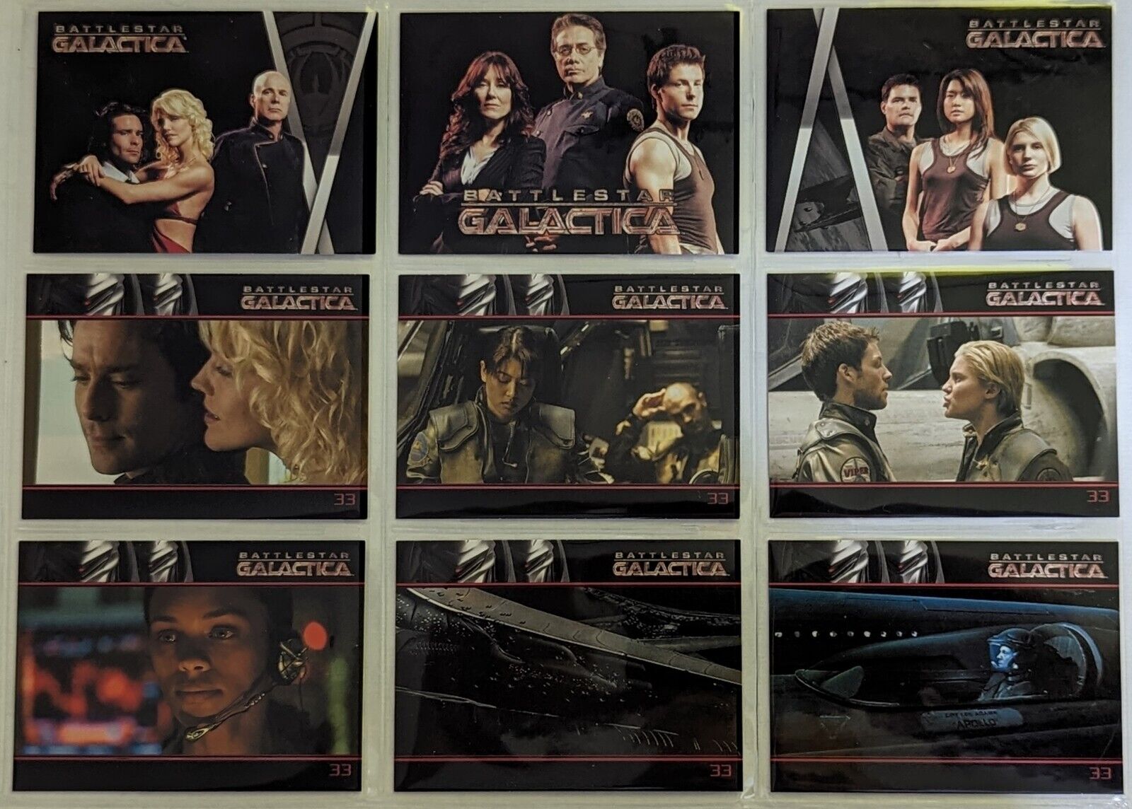 2006 Rittenhouse Battlestar Galactica Season 1 Base set of 81 Cards