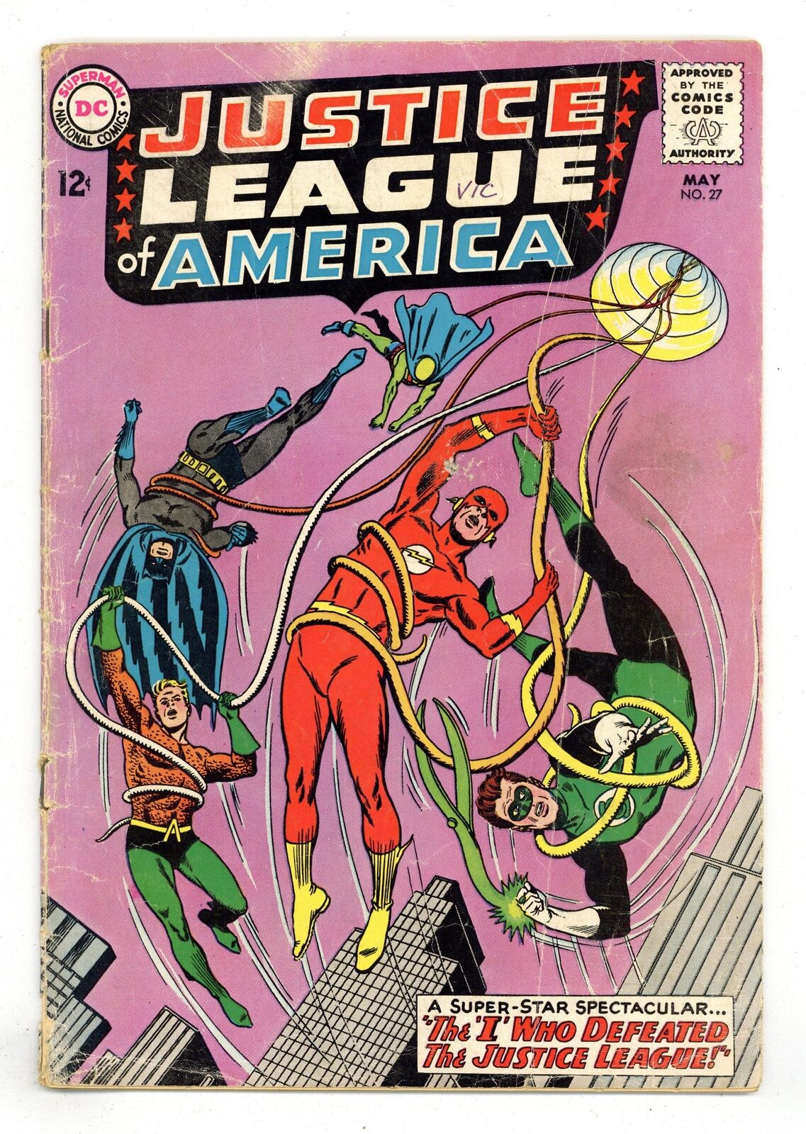 Justice League of America #27 GD+ 2.5 1964 Low Grade