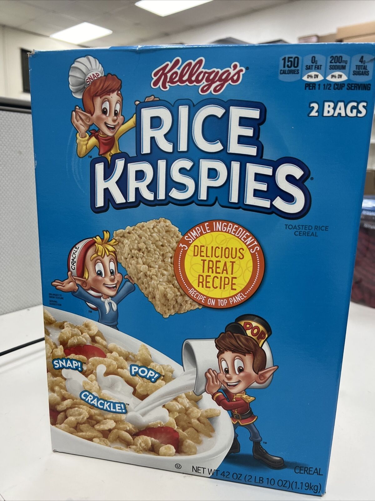 Kellogg'S Rice Krispies Breakfast Cereal (42 Oz.) 