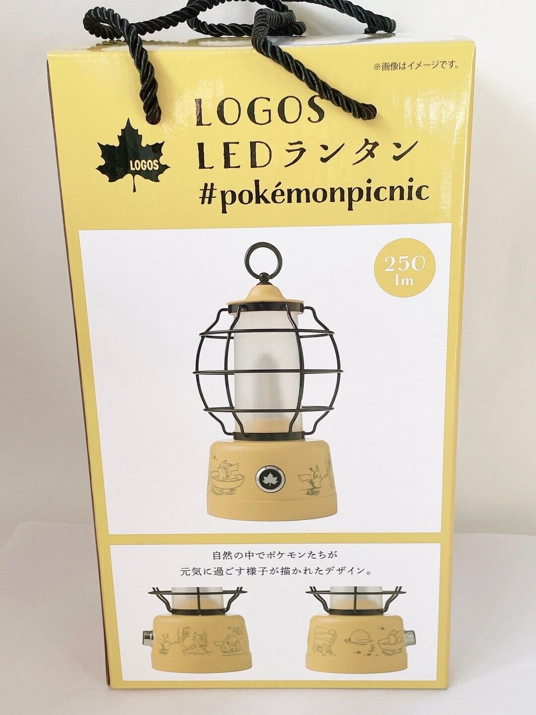 Pokemon Center Original LOGOS LED lantern Picnic camping brand 250 Lumen