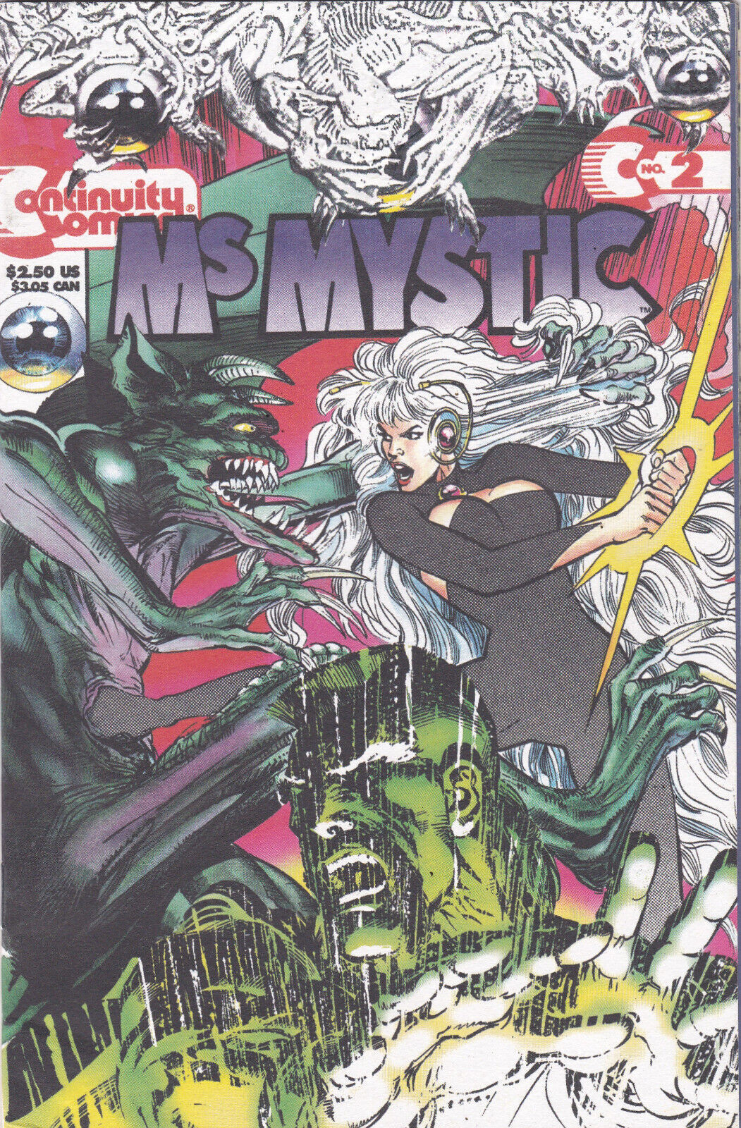 Ms. Mystic #2  Vol. 3 (1993-1994) Continuity Comics, High Grade