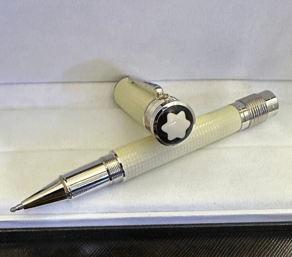 Luxury Great Writers Series Off-white Color 0.7mm nib Rollerball Pen