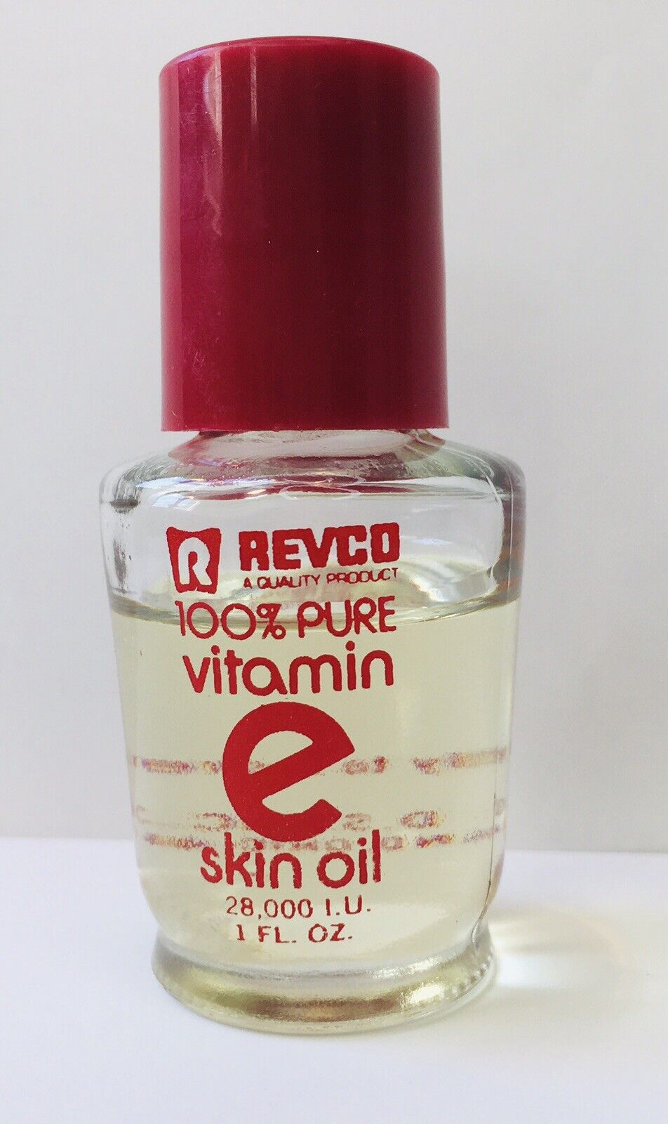 Vintage Revco 100% Pure Vitamin E Skin Oil 1 fl oz Collectible / Prop Value