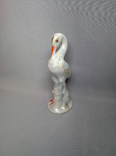 Porcelain figurine Stork (Polona ZHK (USSR))