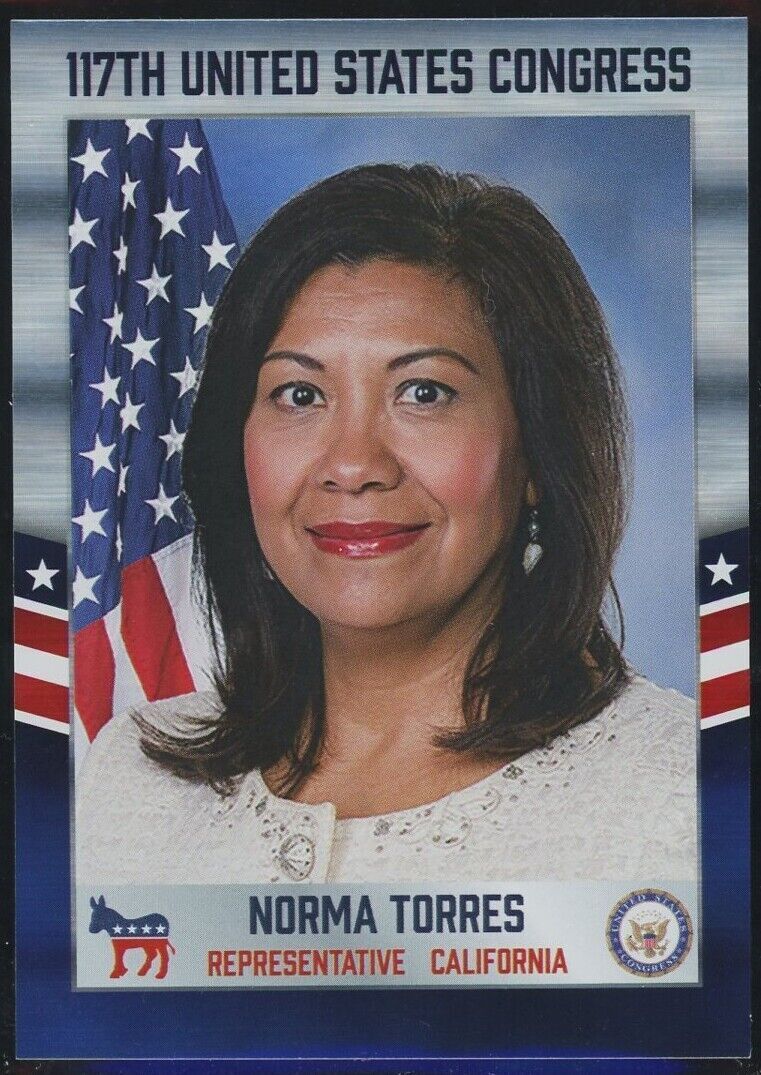2021 117th US Congress Norma Torres Chrome Parallel #156