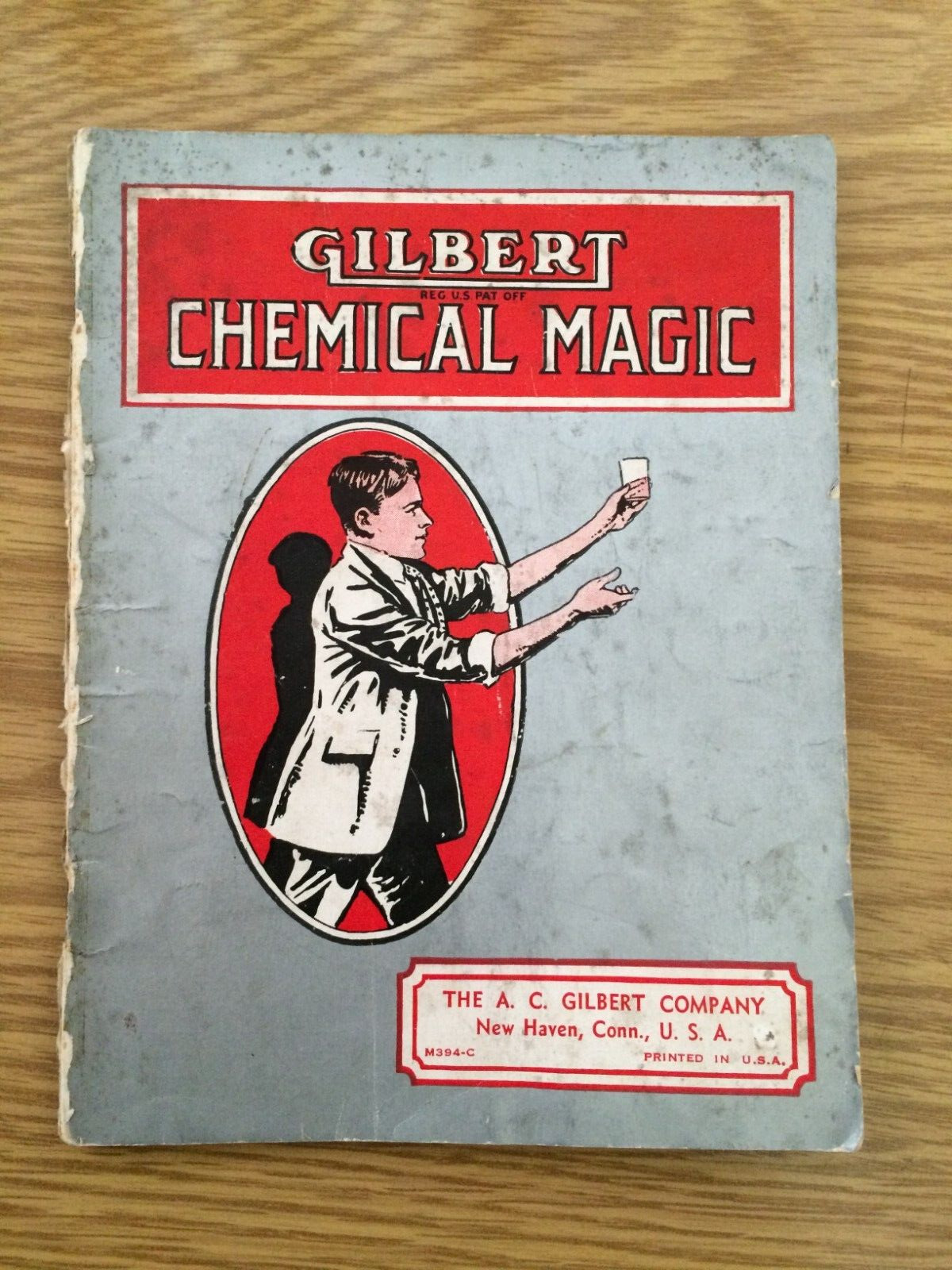 AC Gilbert Chemical Magic Booklet 1920 Tricks Reactions Homeschool