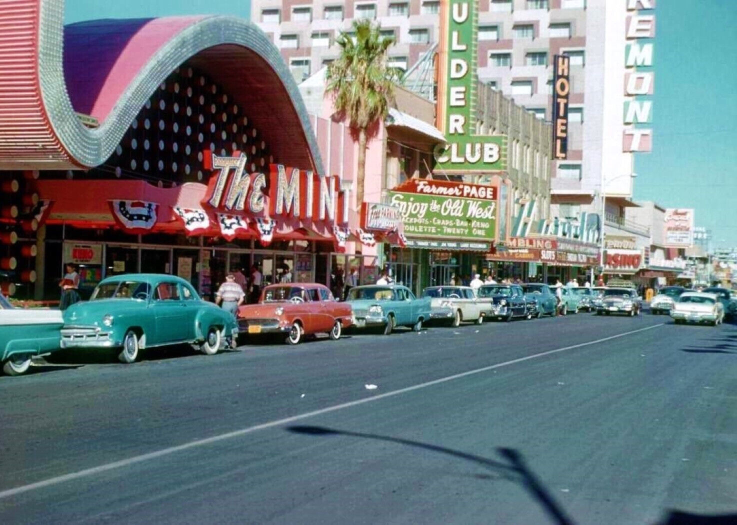 Las Vegas Strip 1950s 8.5x11 Photo Reprint