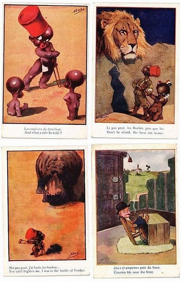 Vintage MAC ARTIST SIGNED, HUMOR 14 Postcards (L5539)