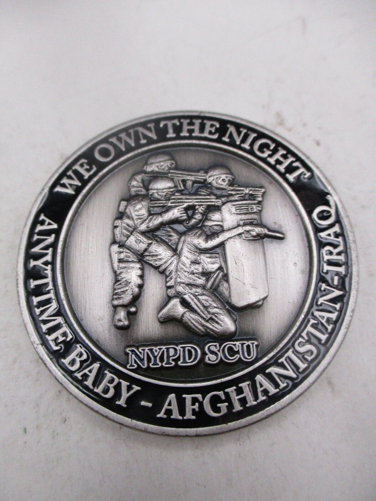 NYPD SCU Joint Improvised Explosive Device Defeat Organization Challenge Coin