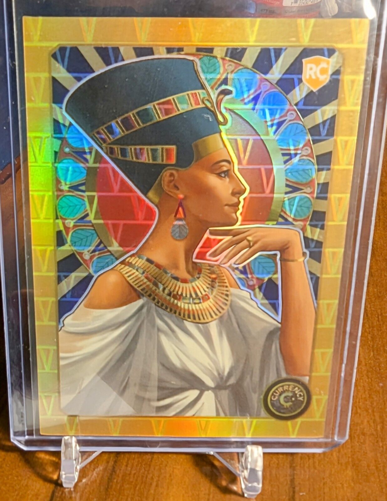 2024 Cardsmiths Currency Nefertiti #38 Gold Gemstone Refractor /10