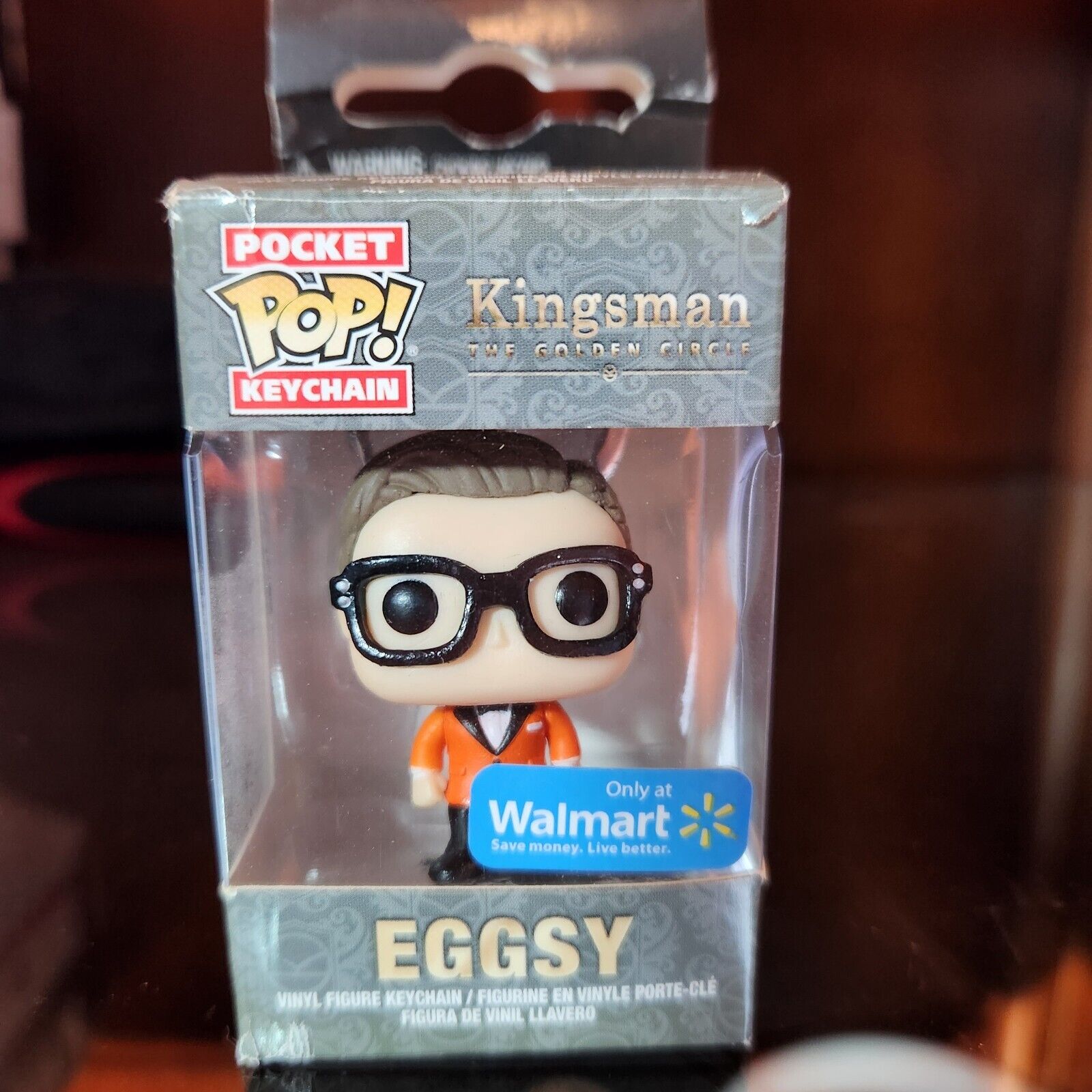 Funko Pop Figure Kingsman - Eggsy (Walmart Exclusive) New Keychain
