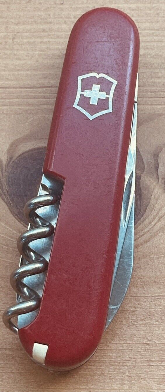 Rare Vintage Victorinox TOURIST Swiss Army Knife 'Hans Rychiger AG' Logo 84mm