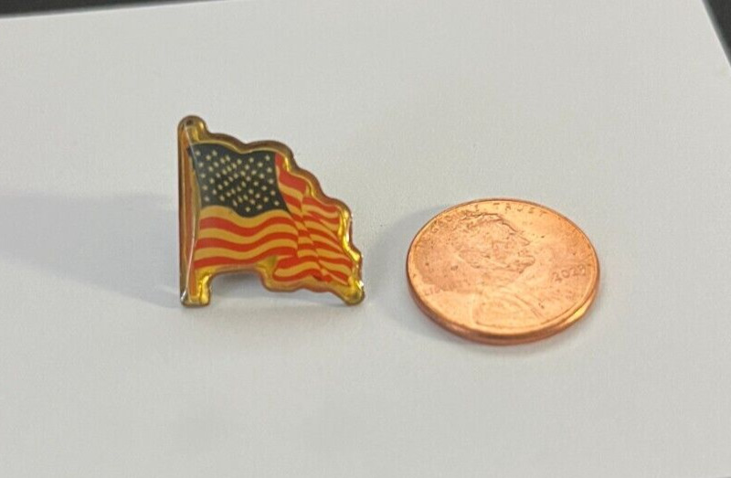 Vintage Patriotic American Flag Pin