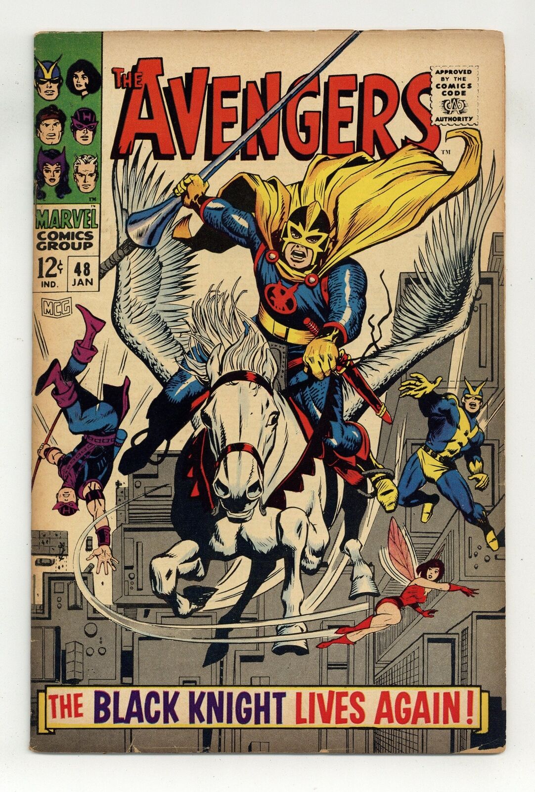 Avengers #48 GD+ 2.5 1968 1st app. new Black Knight