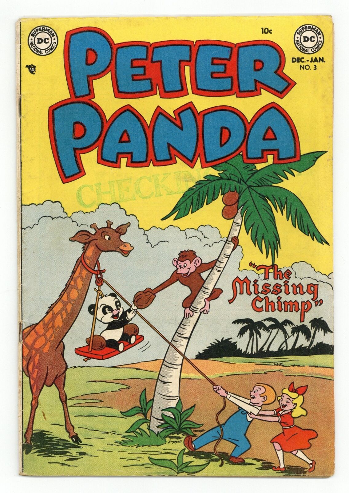 Peter Panda #3 VG 4.0 1954