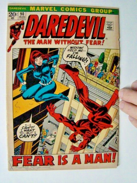 Daredevil #90 Gene Colan Art Mr. Fear Appearance Marvel Comics 1972 VG