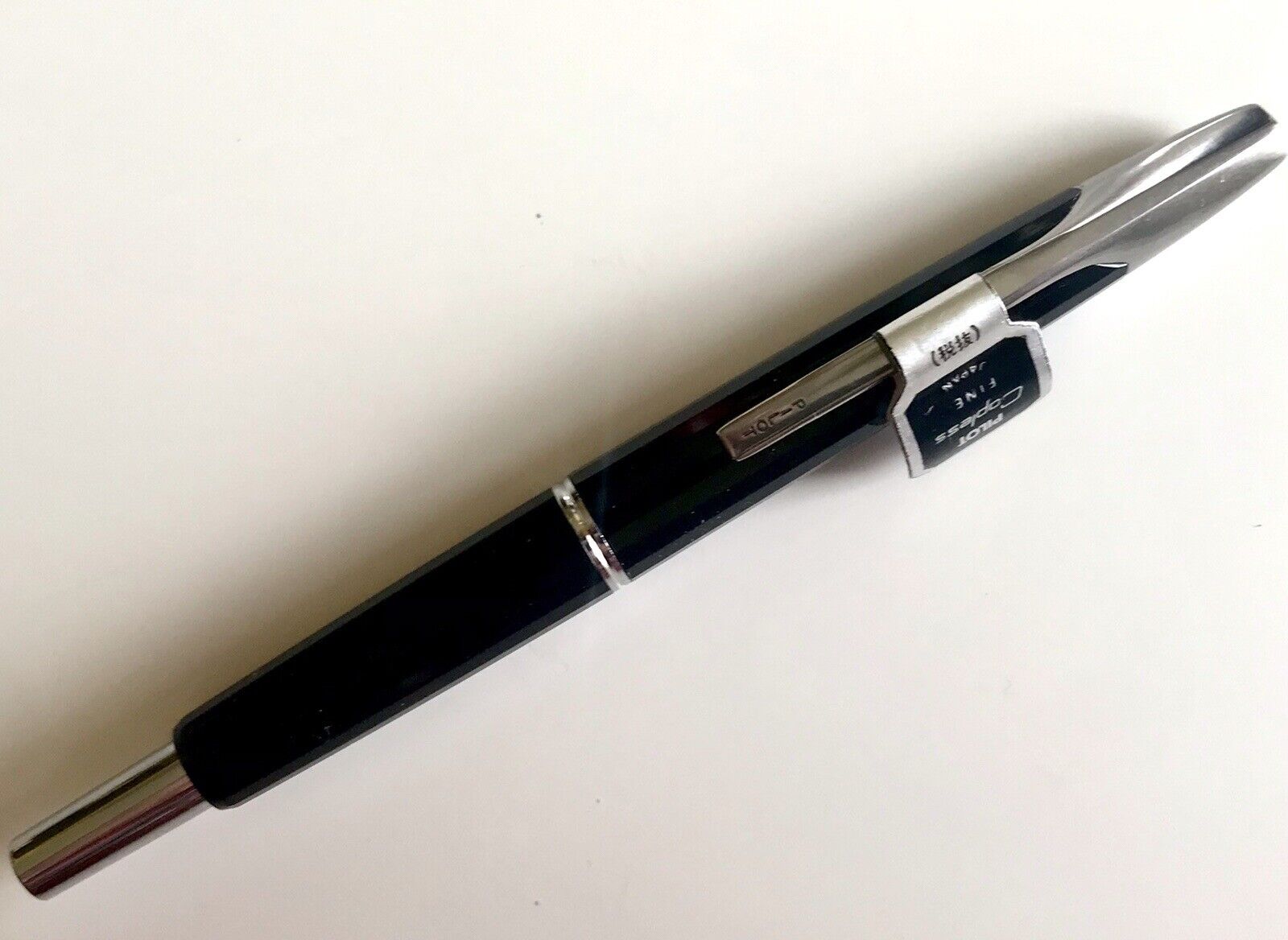 Uninked early PILOT “Capless” Fountain pen in black-appears to be NOS
