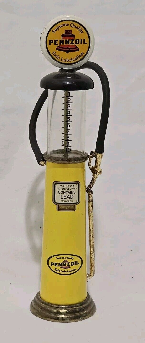 Authentic Gearbox 1920 Pennzoil Wayne Metal Gas Pump Limited Edition ~ 8\