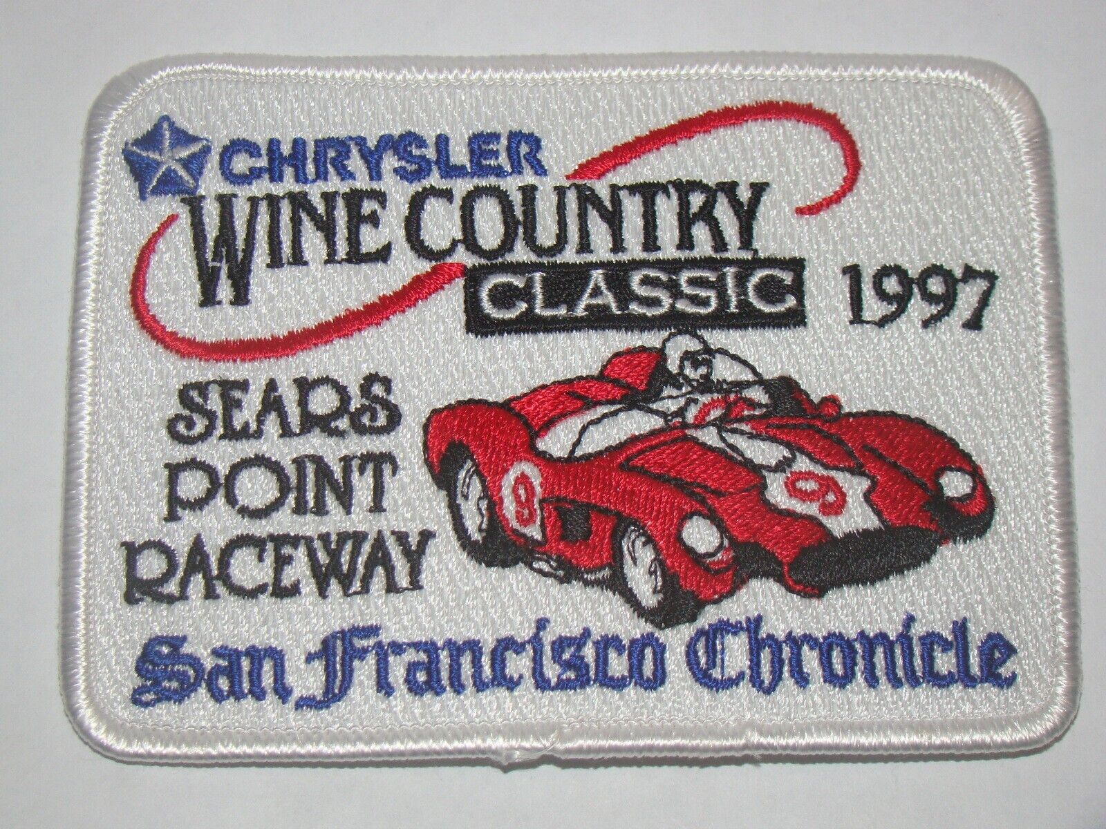 CHRYSLER WINE COUNTRY CLASSIC (1997) SEARS POINT RACEWAY SF Chronicle Patch