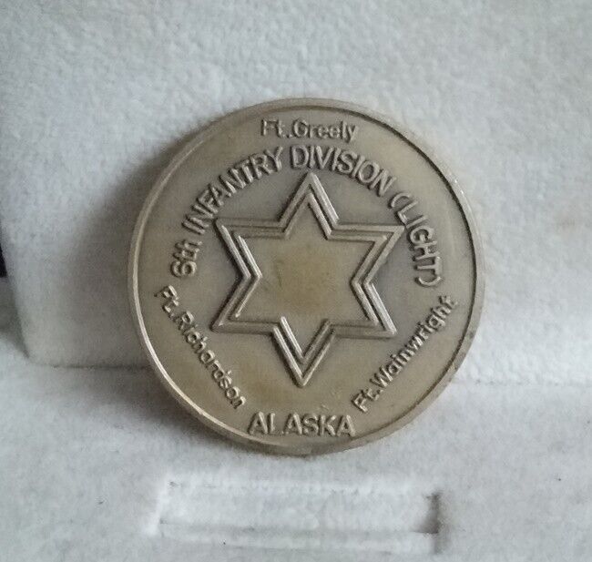 6th Infantry Division (Light) Alaska Challenge Coin