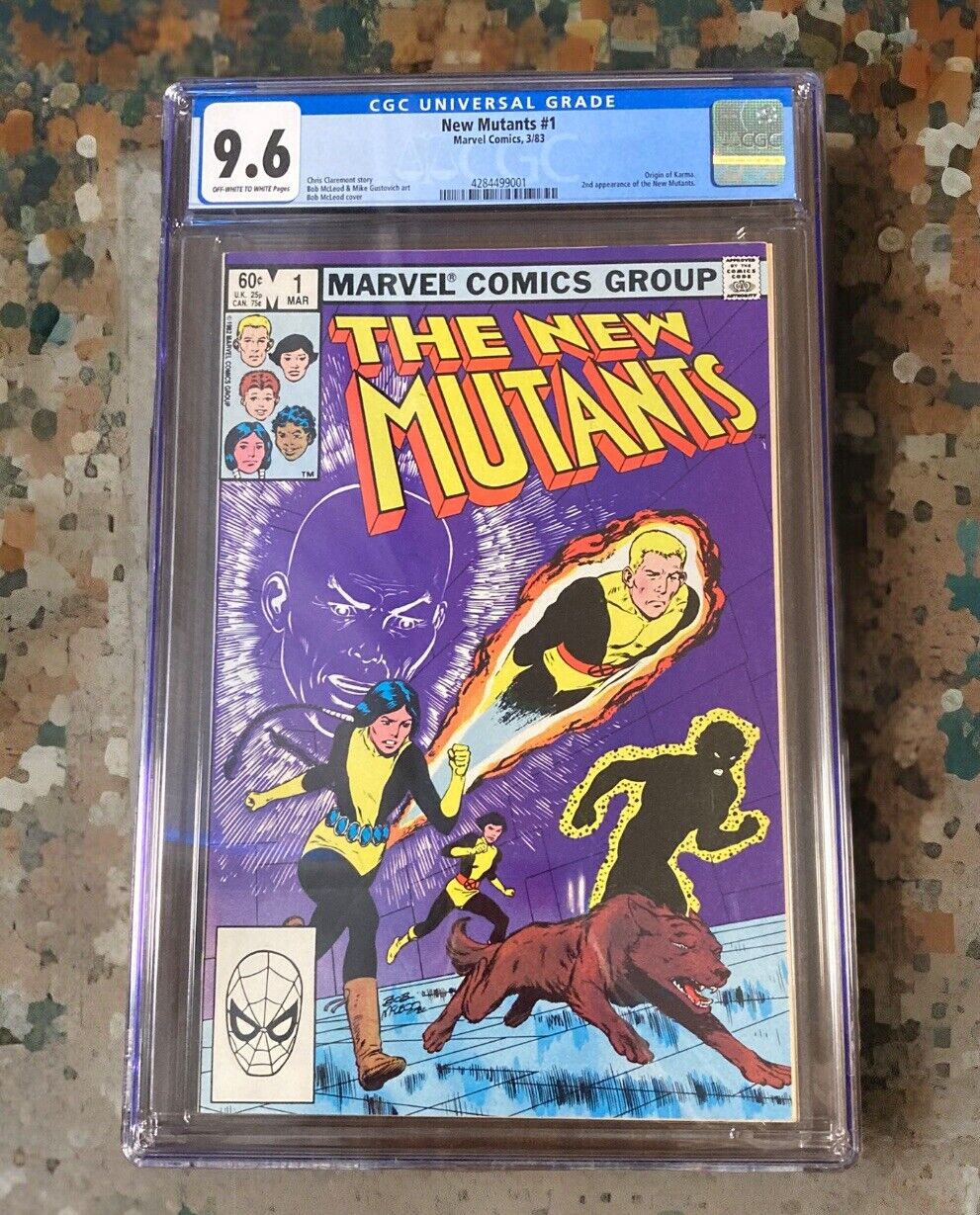 New Mutants #1 CGC 9.6 WP Chris Claremont Marvel Comics 1983