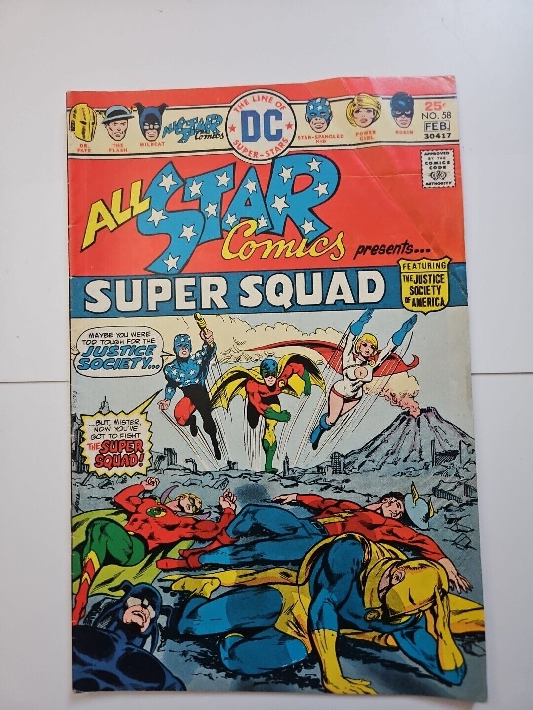 ALL STAR COMICS #58 1st APPEARANCE OF POWER GIRL 