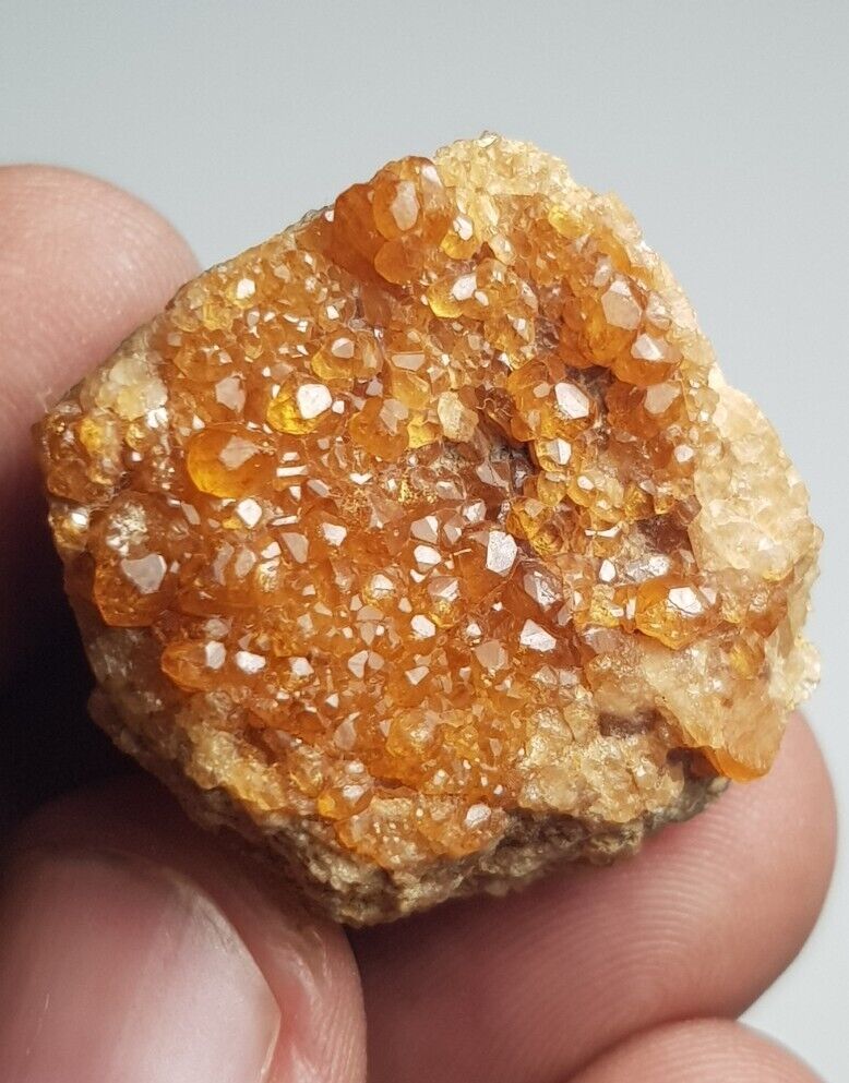 14.50gram Beautiful Natura Orange  Color Garnet Bunch crystal Specimen 