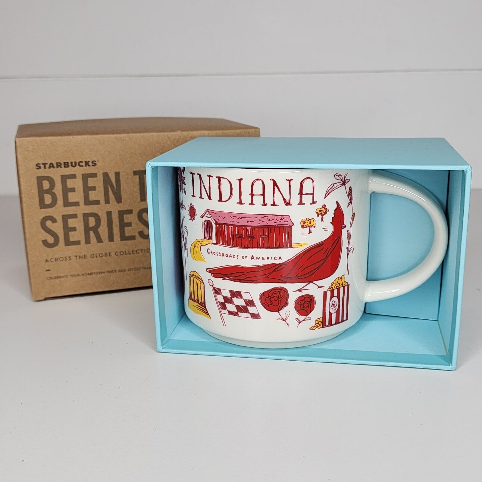 Starbucks Indiana Been There Series Across The Globe 14 oz Coffee Mug New In Box