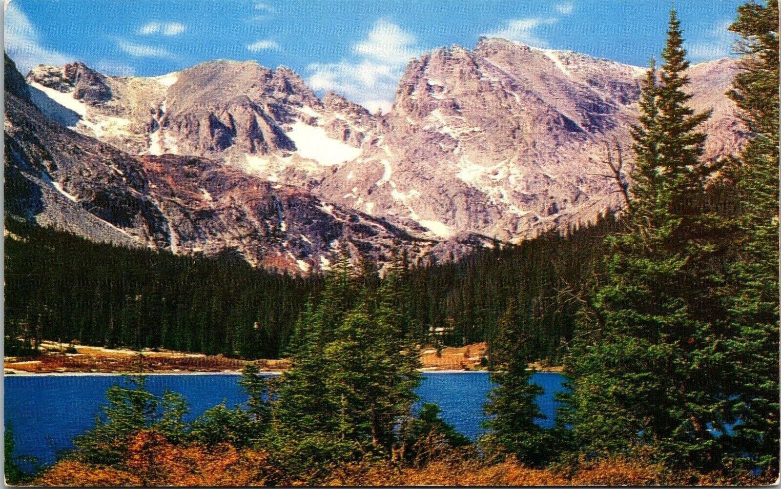 Mountain Range Rugged Peaks Glacier Ice Sheets Charles Tot Vintage Unp Postcard