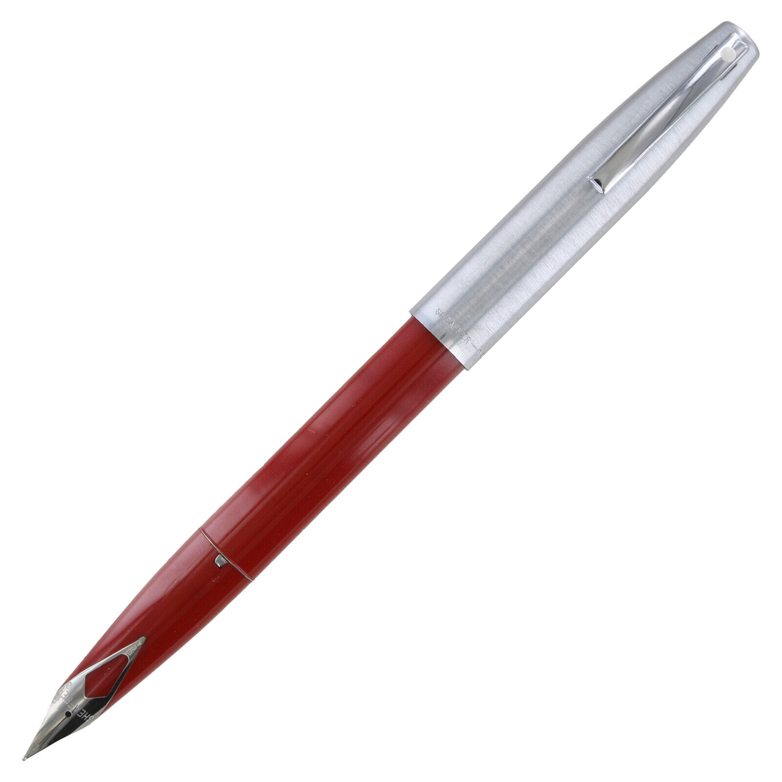 Sheaffer Triumph 440 Red with Chrome Trim Fountain Pen
