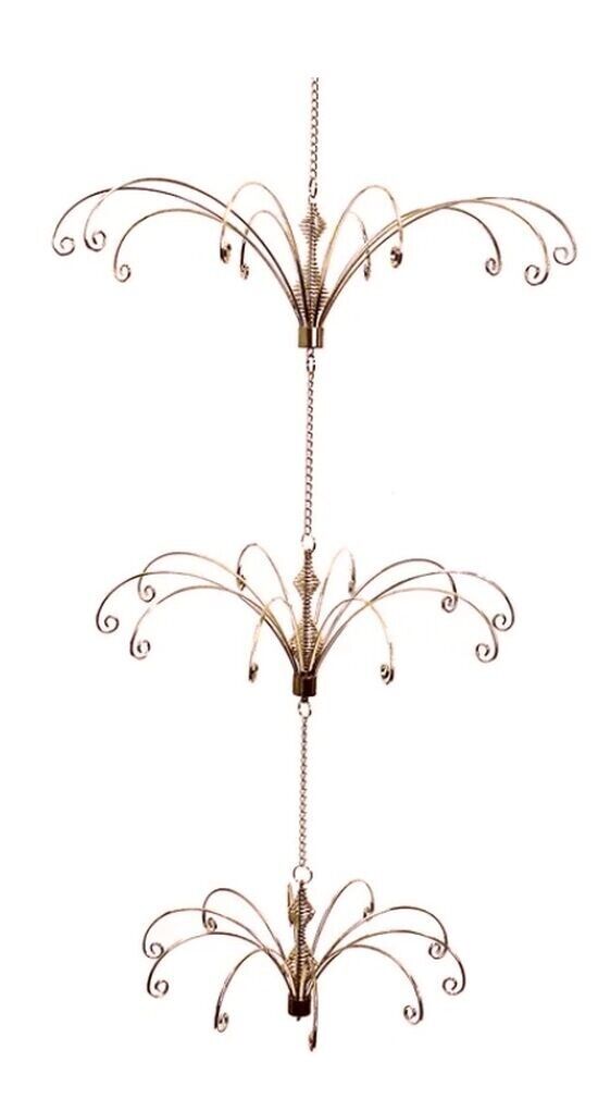 Metal Gold Ceiling Suspended Christmas Tree W20251