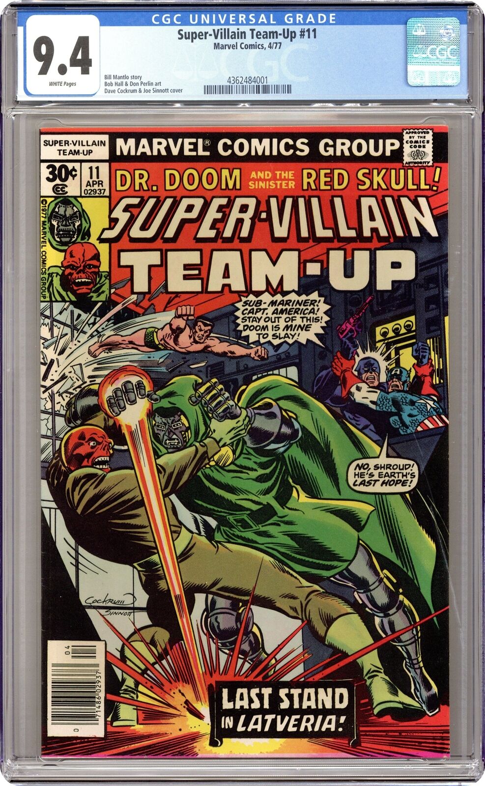 Super-Villain Team-Up #11 CGC 9.4 1977 4362484001
