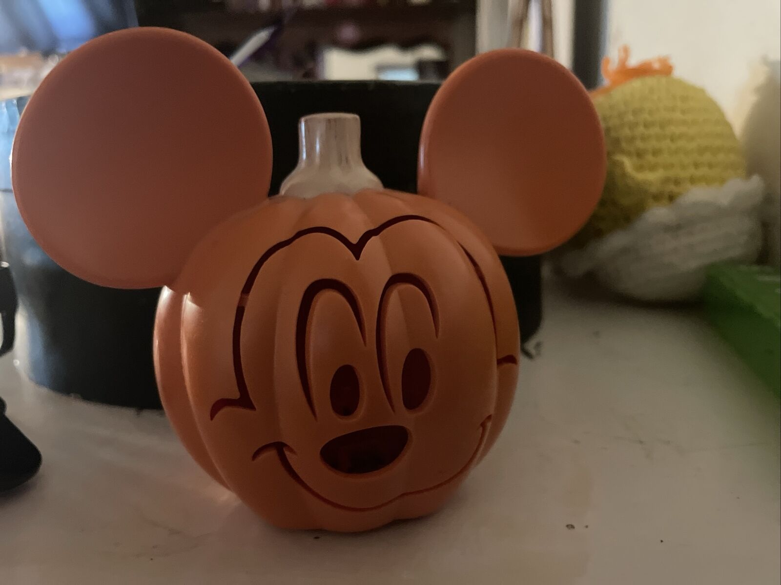 NEW Mickey Mouse Jack O Lantern Pumpkin Tea Light