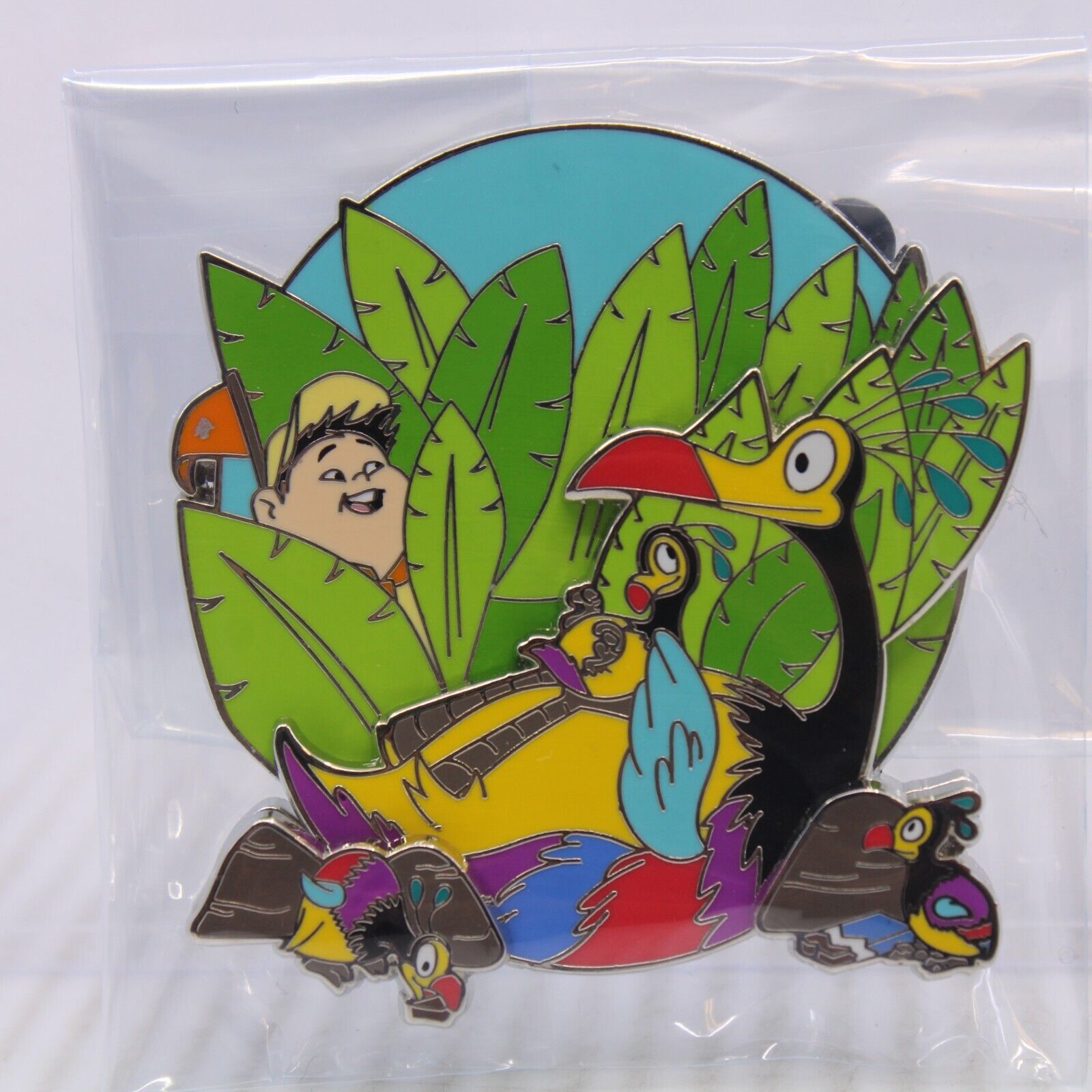 C4 Disney Parks Exclusive Pin Up Kevin Babies Russell 10 Year Anniversary Slider