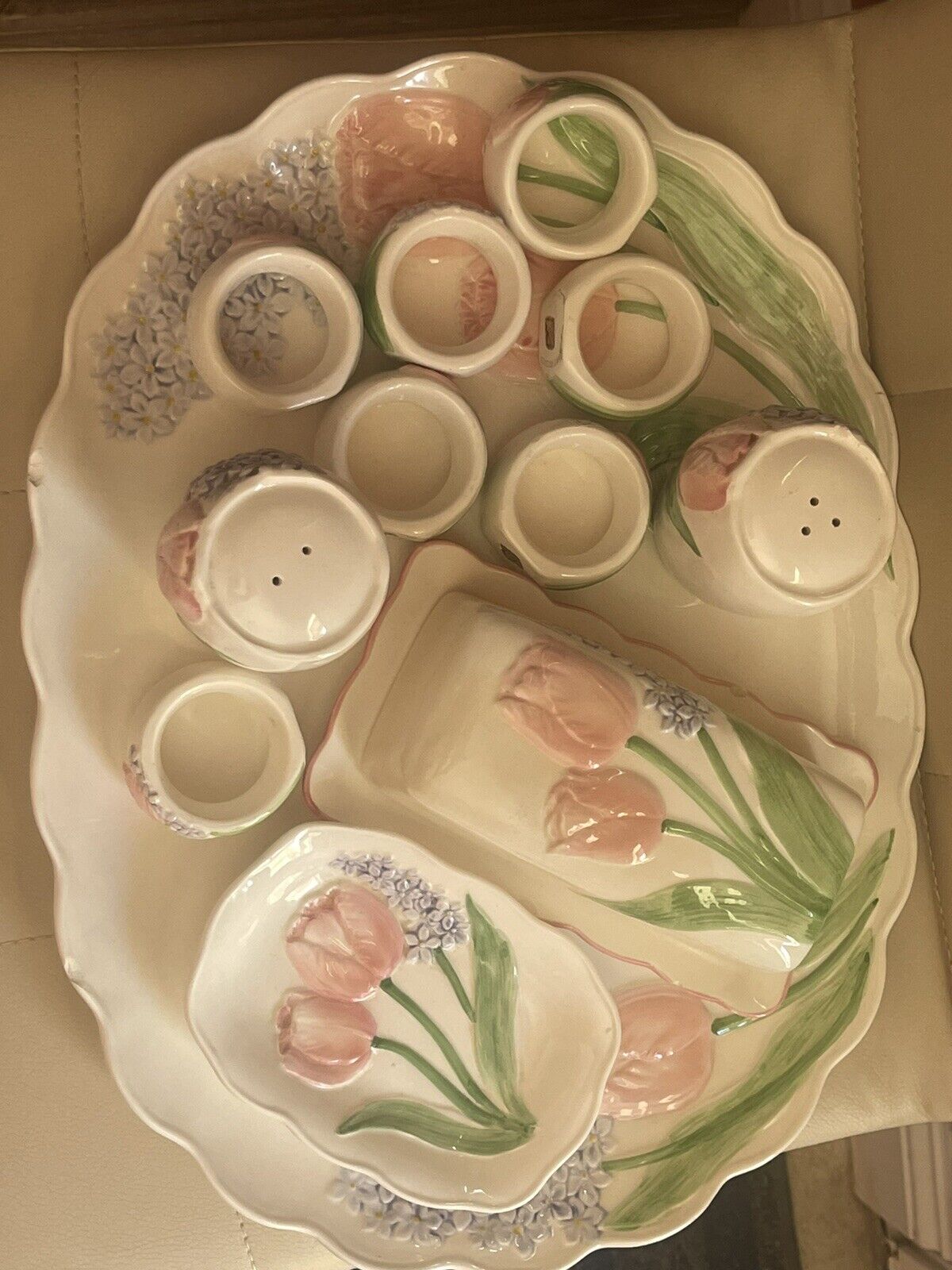 Late 20th Century Mary Ann Baker 13 Piece Porcelain Collection