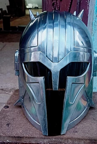 Mandalorian Helmet Armor Helmet Finish by Star Wars Mandalorian Series