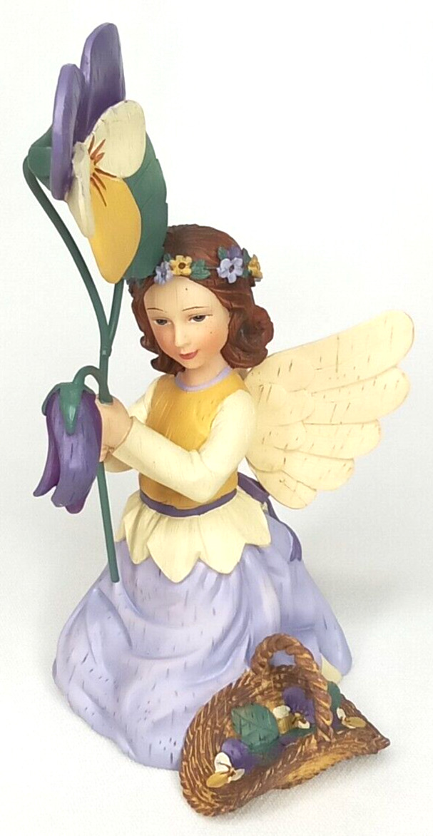 Wildflower Angels Violas For Loving Thought Demdaco Gifts Decor & Original Box