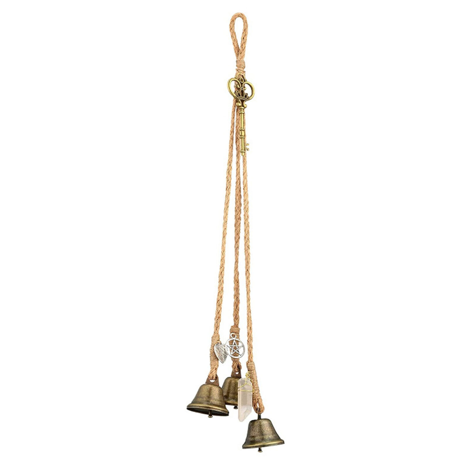 Witch Bell Wind Chime Hanging Witch Bells Door Hanger Bells for Good Luck 