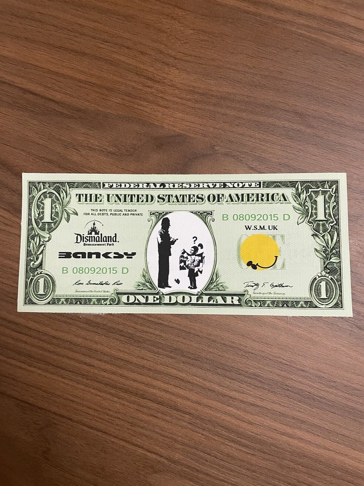 Dismaland Dollar From Banksy Dismaland Ships From USA
