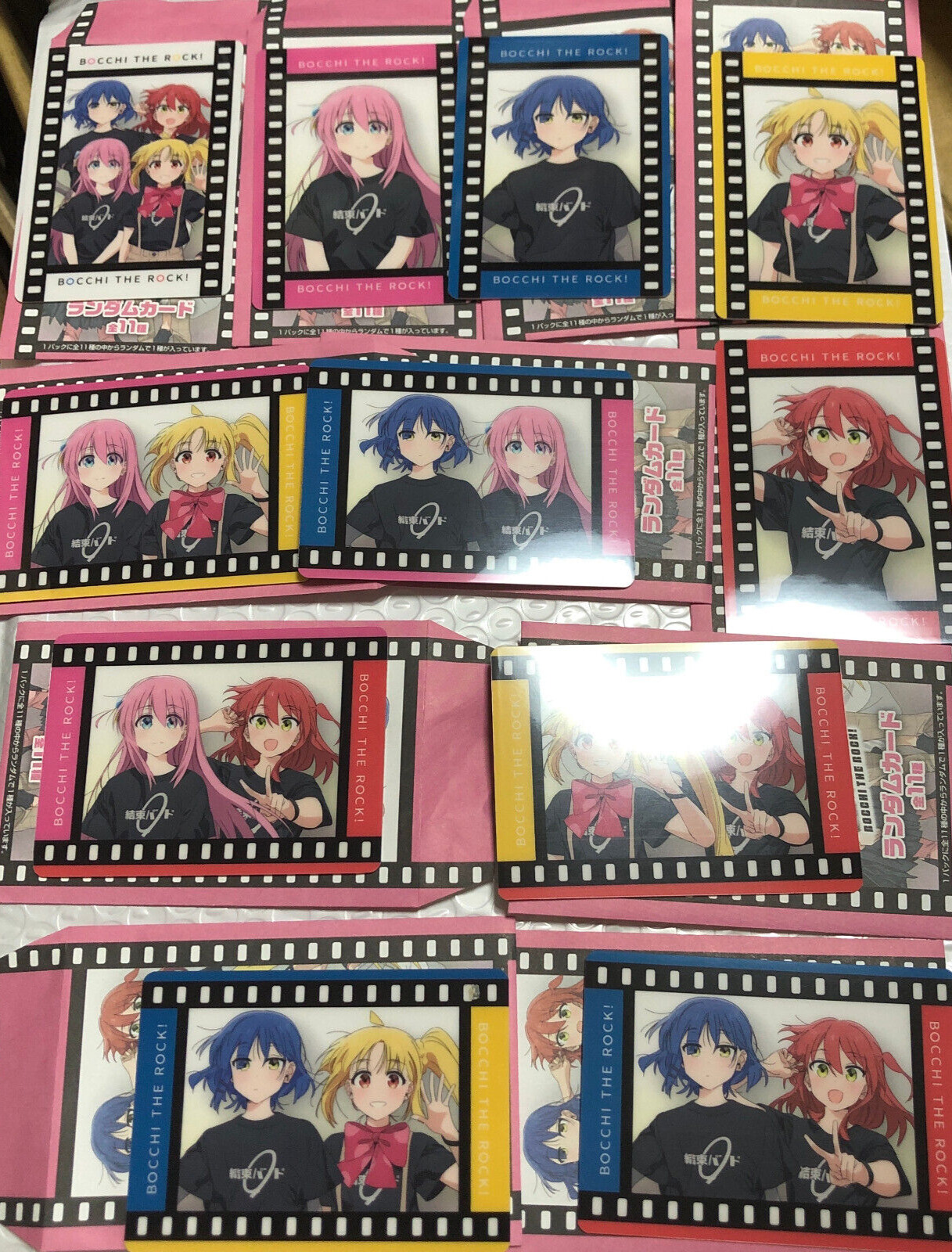BOCCHI THE ROCK The Movie Movie Theatre Limited Pla Card Complate SET (of 11)