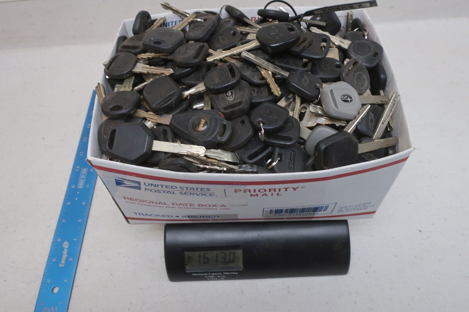 Cut Car Keys Chip Transponder Safe Lock Craft Bulk Huge 16 Lb Mixed Lot (2449)