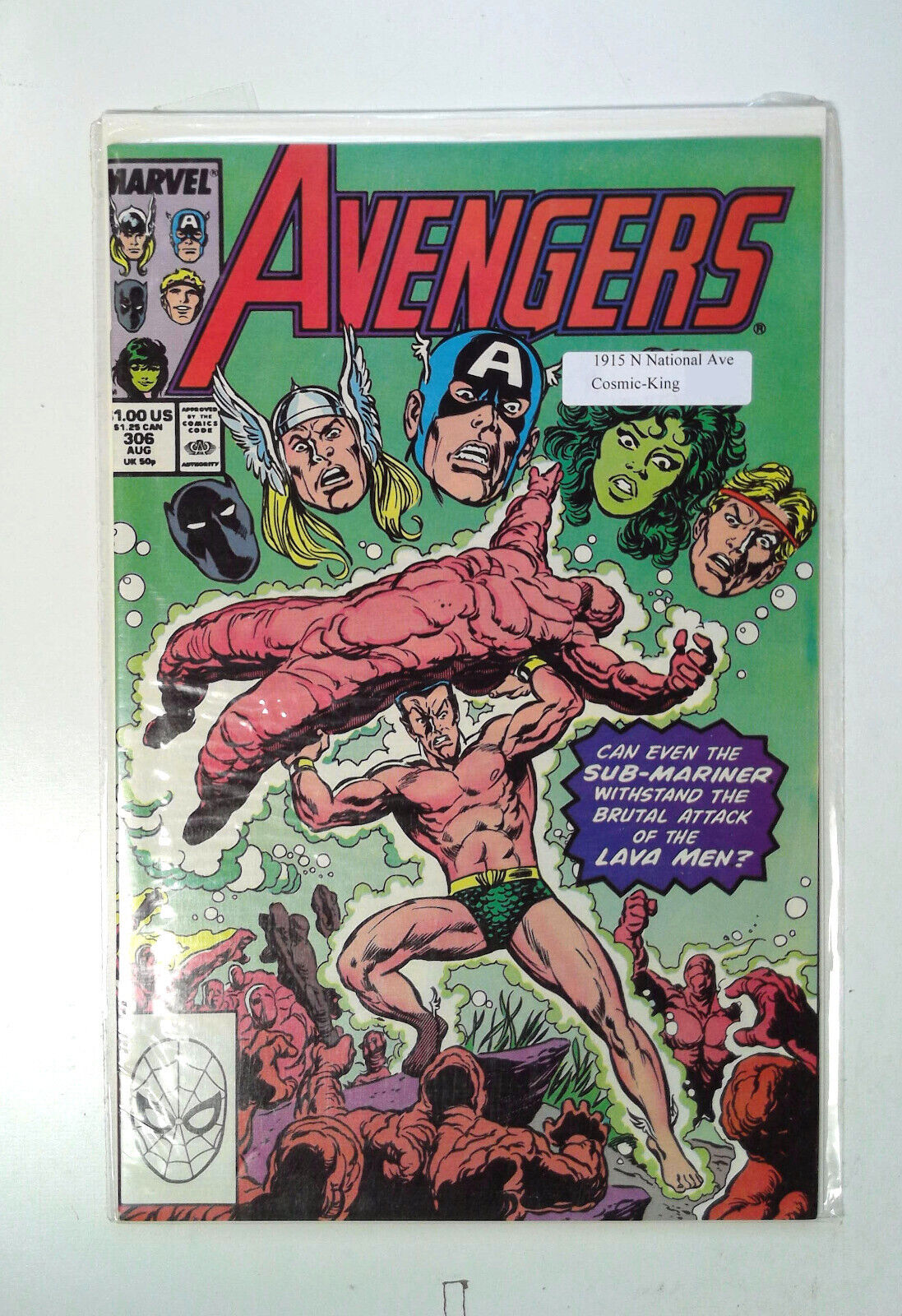 1989 The Avengers #306 Marvel Comics NM- 1st Print Comic Book