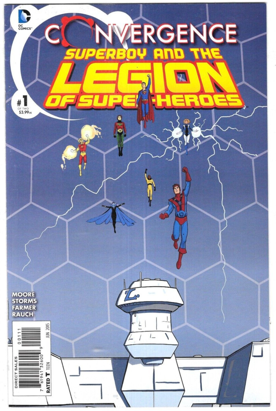 Superboy And The Legion Of Superheroes Comic 1 Convergence Cover A 2015 Moore DC