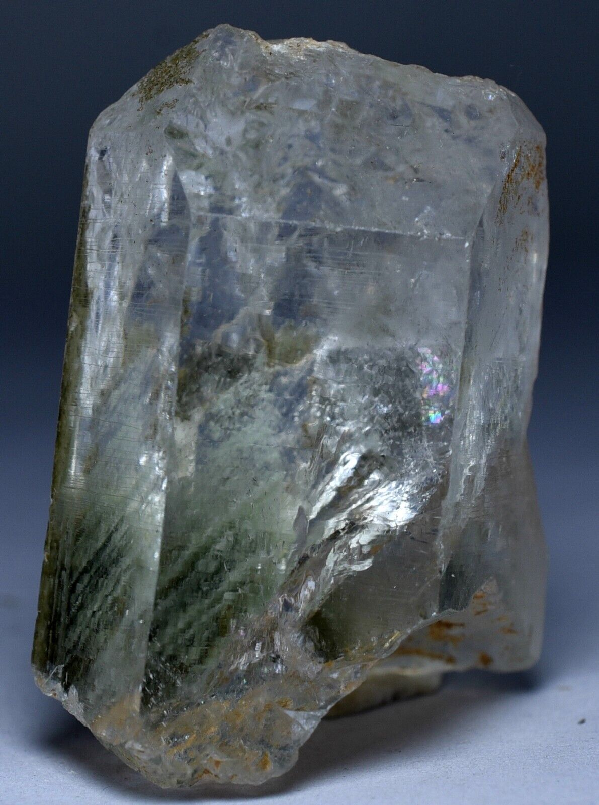 209CT Full Terminated Very Unique Rare Chlorite Chlorine Quartz Crystal Specimen