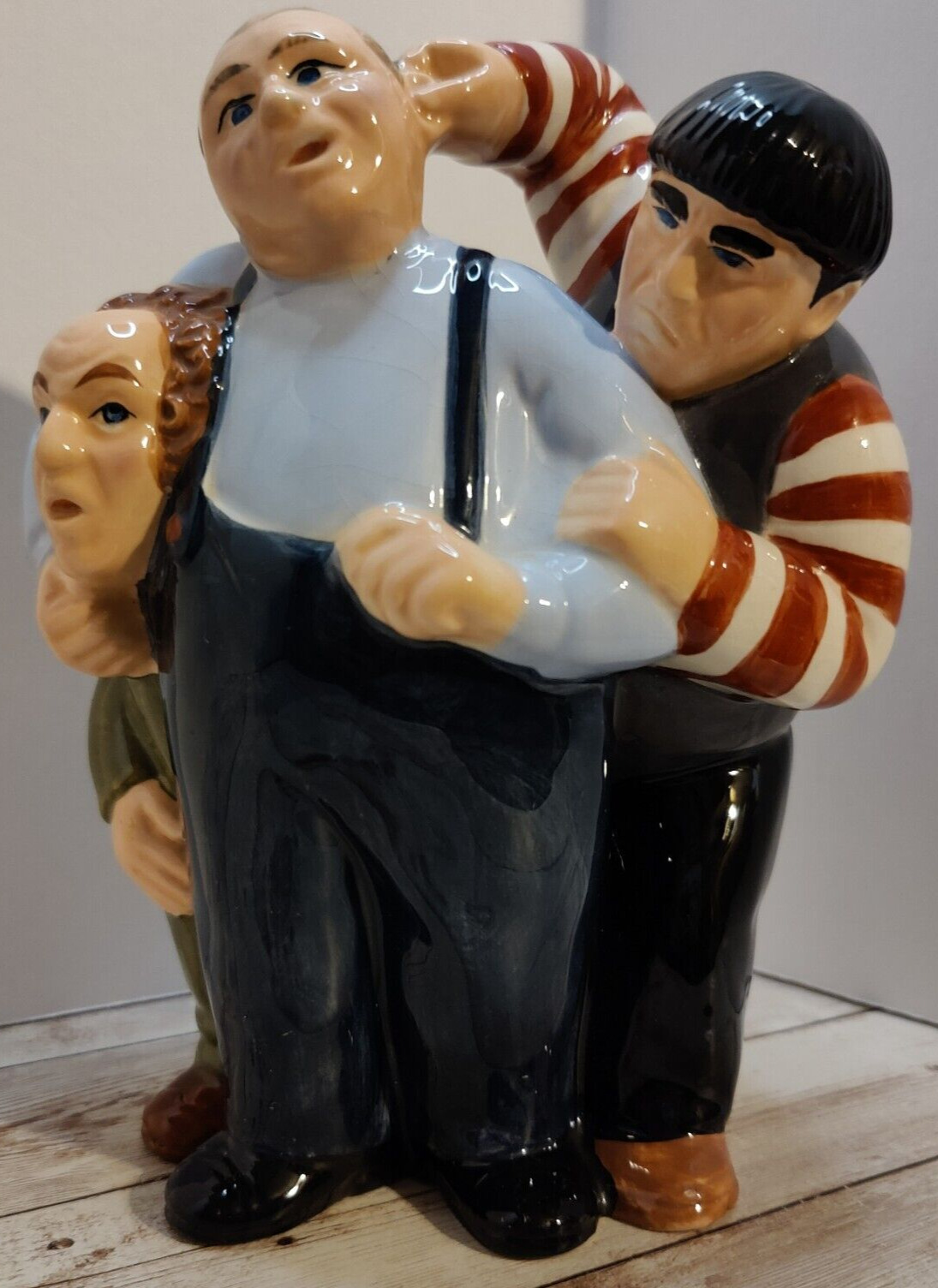 Vintage ~ The Three Stooges Collectible Bank ~ CA 1997 ~ Comedy 111 Production