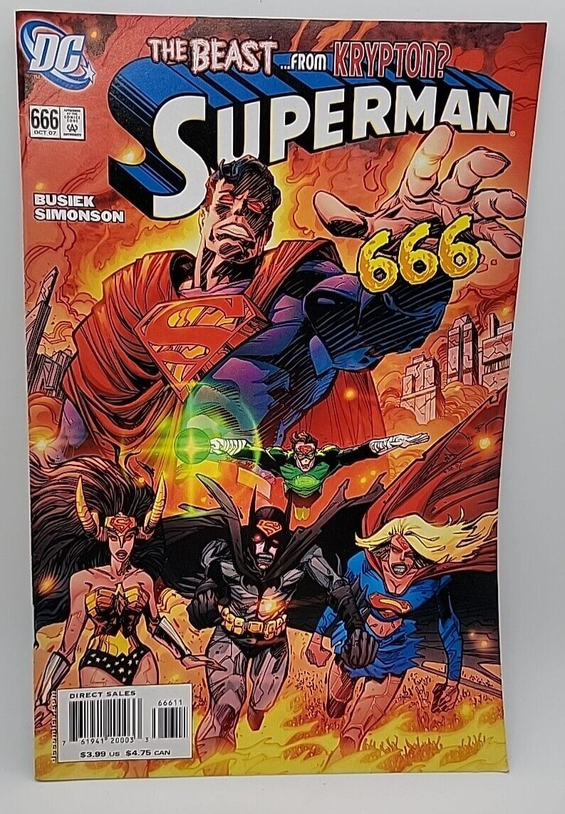 Superman # 666 (The Beast from Krypton) DC Comics 2007