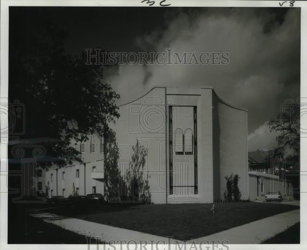 1972 Press Photo Temple Sinai\'s Julian B. Feibelman Chapel faÃ§ade - noc90490