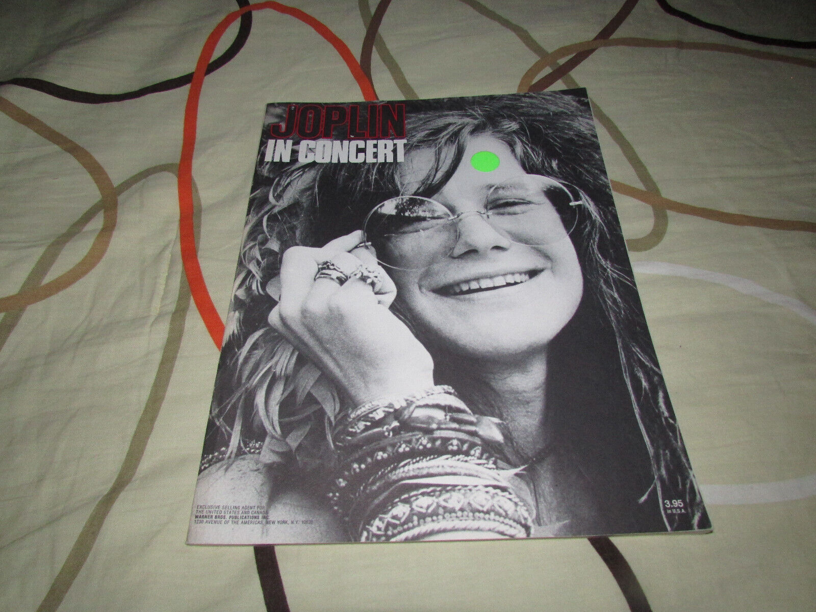 JANIS JOPLIN IN CONCERT - Songbook - Piano Vocal Chords