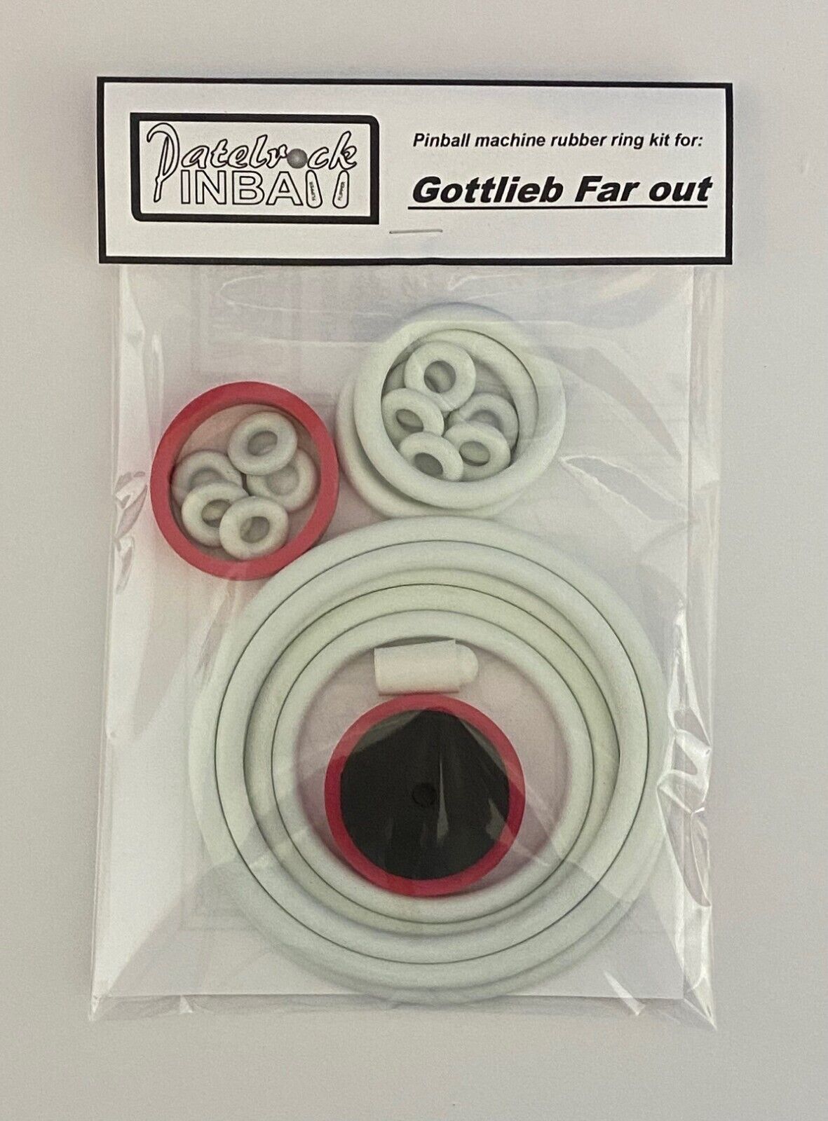 1974 Gottlieb Far Out Pinball Machine Rubber Ring Kit